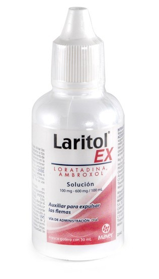 LARITOL SOL. PEDTCO. FCO. GOTERO 30 ML. 100 MG/100