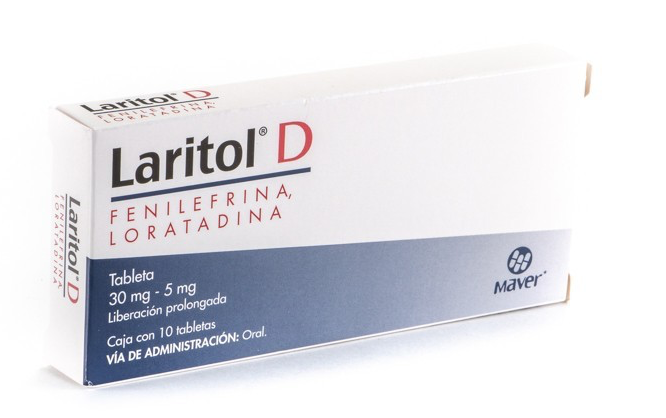 LARITOL-D c/10 TABS. L.P. 5/30 MG.
