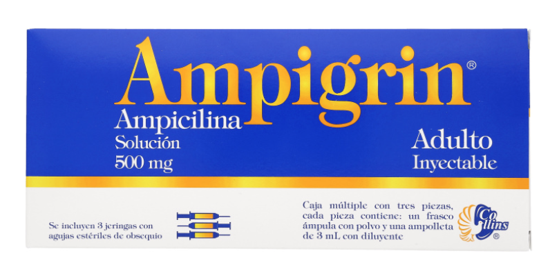 LAUR Adulto Sol. Iny. c/3 FCOS. AMP. 500-500-100-30-4 MG/3 ML. y 3 Jgas.