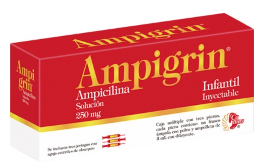 LAUR Infantil Sol. Iny. c/3 FCOS. AMP. 250-200-100-30-2 MG/3 ML. y 3 Jgas.