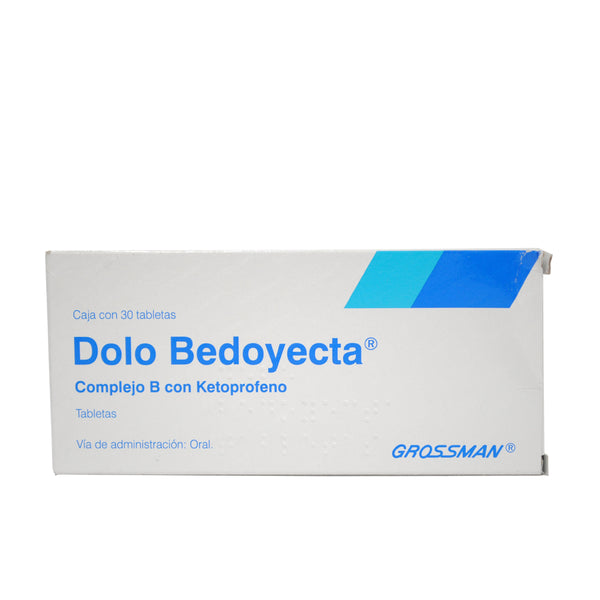 DOLO BEDOYECTA c/30 TABS. 100/100/50/5 MG.