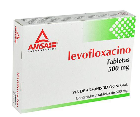 LEVOFLOXACINO (AMSA) C/7 TABS. 500 MG.
