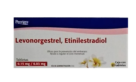 LEVONORGESTREL/ETINILESTRADIOL (Quifa) c/21 TABS 0.15/0.03 MG.