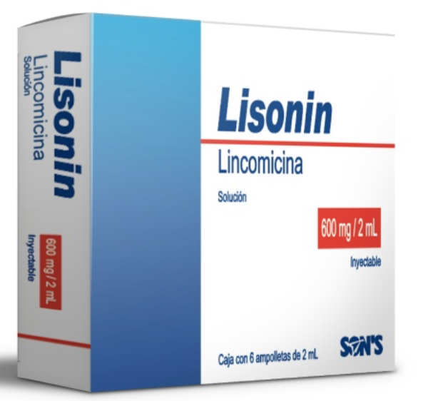 LISONIN Sol. Iny. ADULTO c/6 AMPTAS. 600 MG/2 ML.