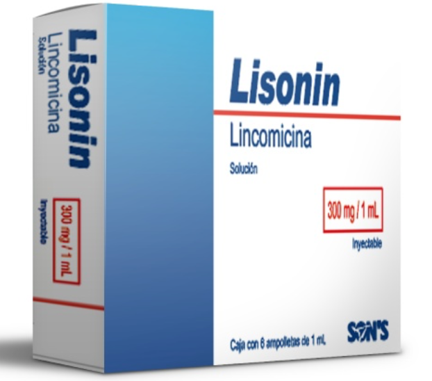 LISONIN Sol. Iny. INFANTIL c/6 AMPTAS. 300 MG/1 ML.