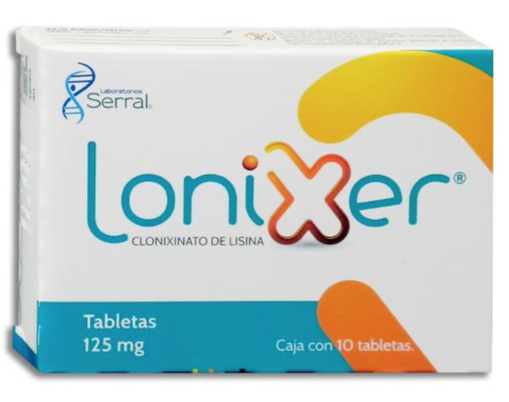LONIXER c/10 TABS. 125 MG.