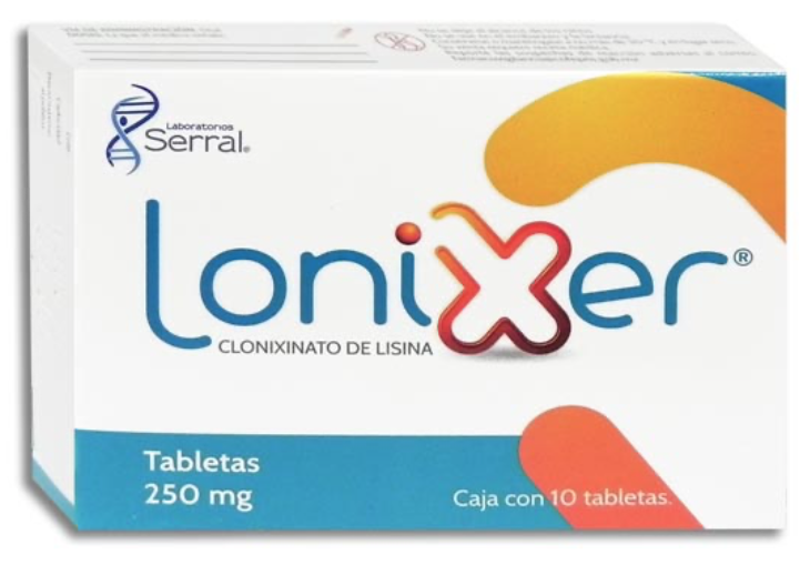 LONIXER c/10 TABS. 250 MG.