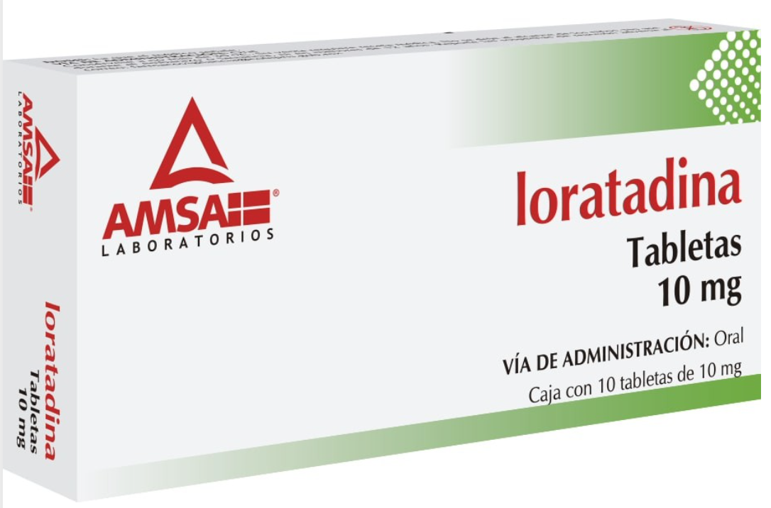 LORATADINA (Amsa) c/10 TABS. 10 MG.