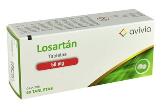 LOSARTÁN (Avivia) c/60 TABS. 50 MG.