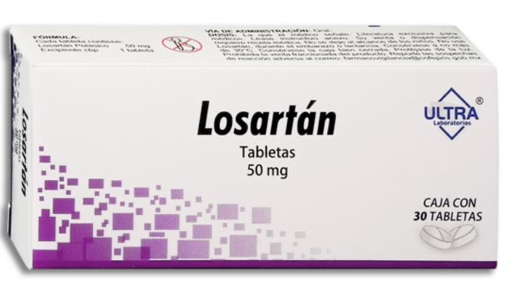 LOSARTÁN (Ultra) c/30 TABS.  50 MG.
