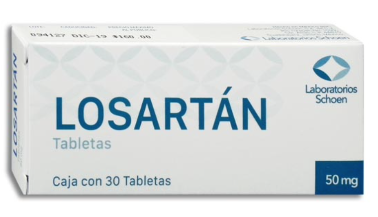 LOSARTÁN/HIDROCLOROTIAZIDA (SCHOEN) C/30 COMPS. 50