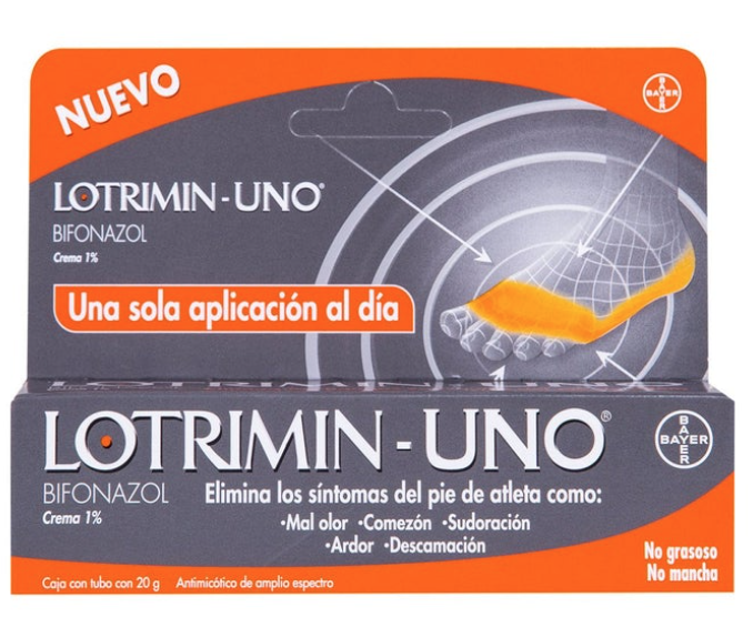 LOTRIMIN-UNO CREMA 1% Tubo c/20 G.