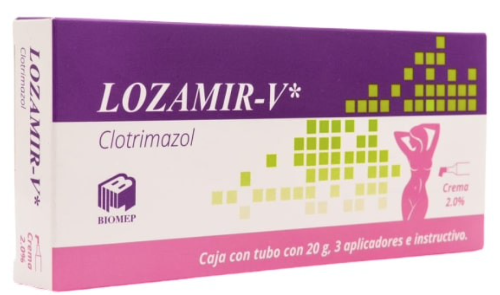 LOZAMIR-V CREMA VAGINAL 2% TUBO C/20 G. Y 3 APLICS