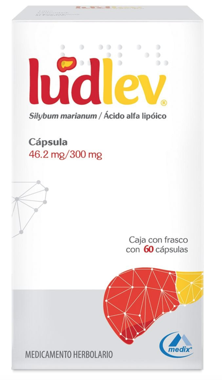 LUDLEV c/60 CAPS. 46.2/300 MG.