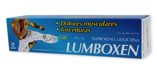 LUMBOXEN GEL "Azul" TUBO c/35 G. 10-2 G/100 G.