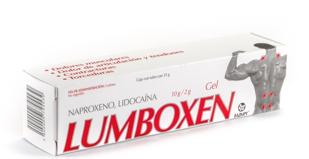 LUMBOXEN GEL "Rojo" TUBO c/35 G. 10-2 G/100 G.