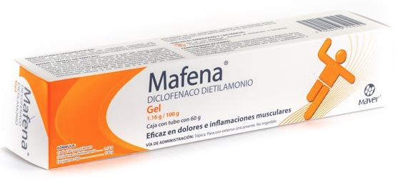 MAFENA GEL Tubo c/60 G. 1.16 G/100 G.