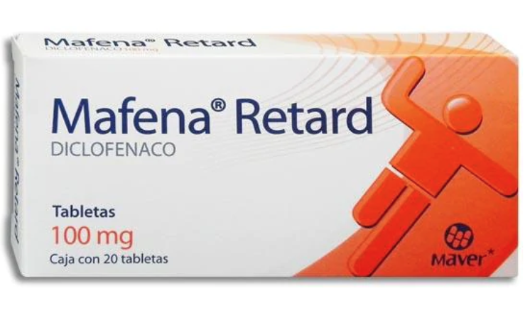 MAFENA Retard c/20 TABS. L.P. 100 MG.