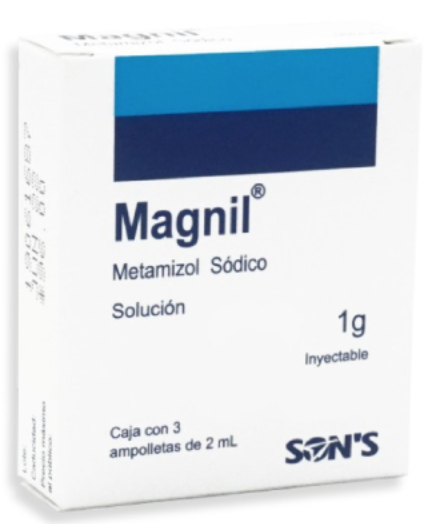 MAGNIL Sol. Iny. c/3 AMPTAS. 1 G/2 ML.