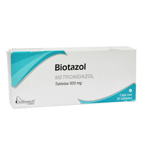 BIOTAZOL c/30 TABS. 500 MG.