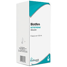 BIOTIFEN SOLUCIÓN Fco. 120 ML. 20 MG/100 ML.