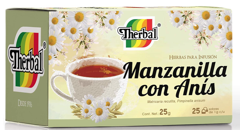 MANZANILLA con ANIS p/Infusión c/25 SOBS. 1 G.