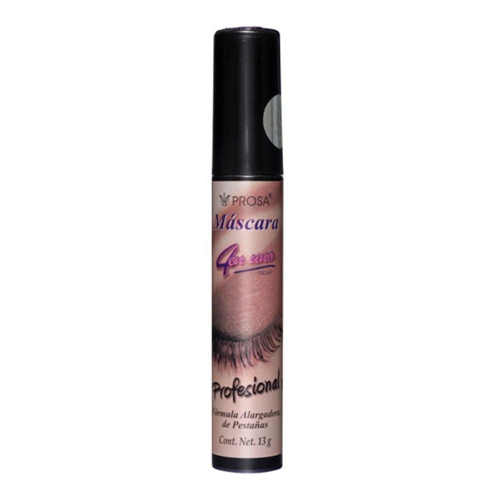 MASCARA 4 en UNO Color NEGRO Tubo c/14 G.