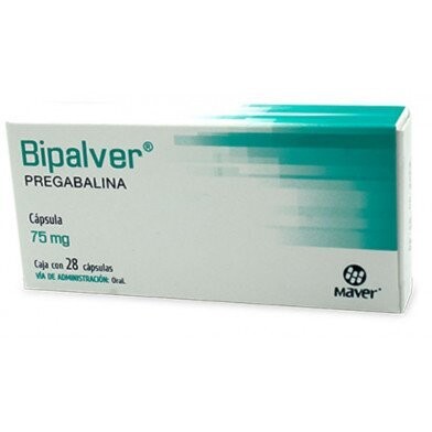 BIPALVER c/28 CAPS.  75 MG.