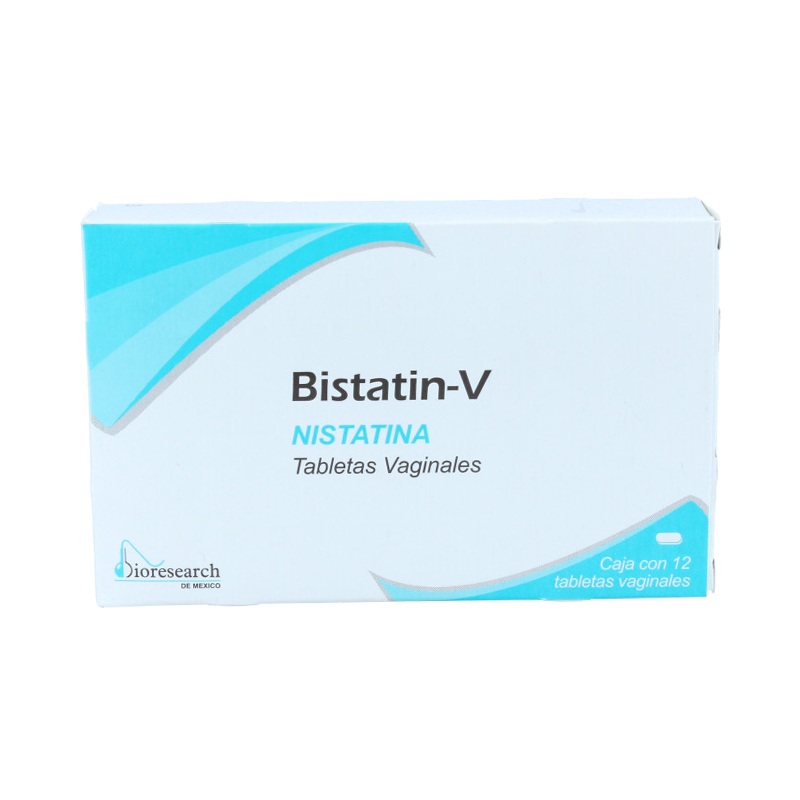 BISTATIN-V c/12 TABS. Vaginales 100,000 UI. nistatina