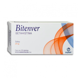 BITENVER c/30 TABS. 24 MG. betahistina