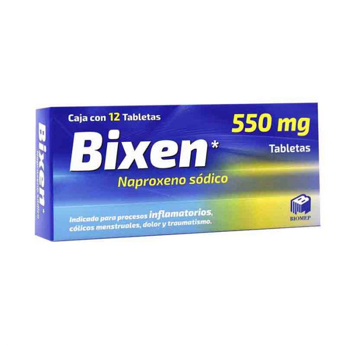 BIXEN c/12 TABS.  550 MG.