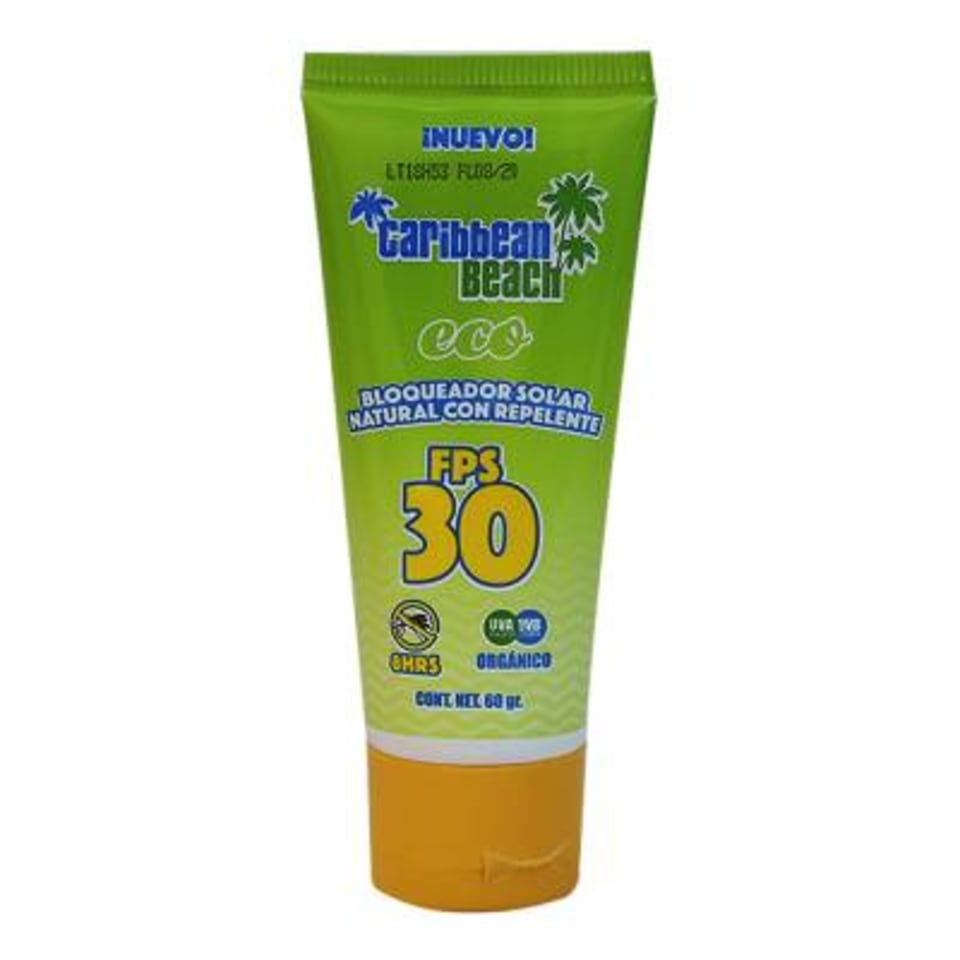 BLOQUEADOR SOLAR (C.Beach) ECO FPS 30 Crema Tubo c/150 G.