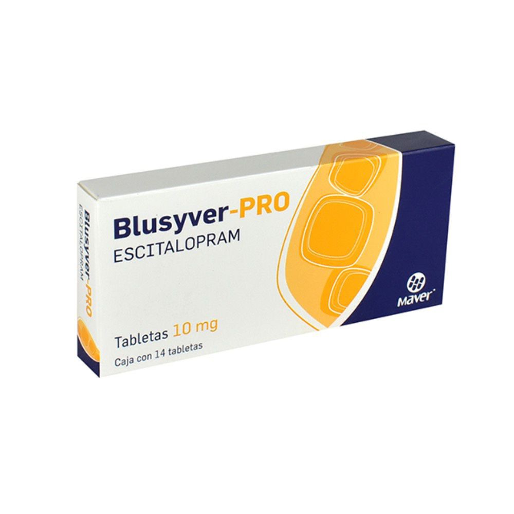 BLUSYVER-PRO c/14 TABS. 10 MG. escitalopram