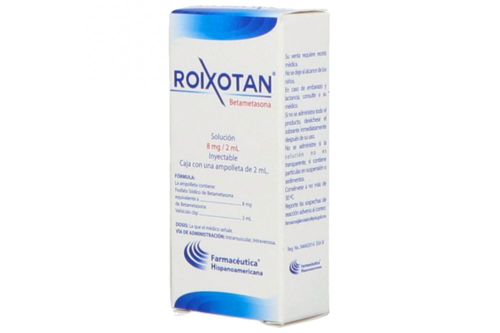 ROIXOTAN Sol. Iny. c/1 AMPTA. 8 MG/2 ML.