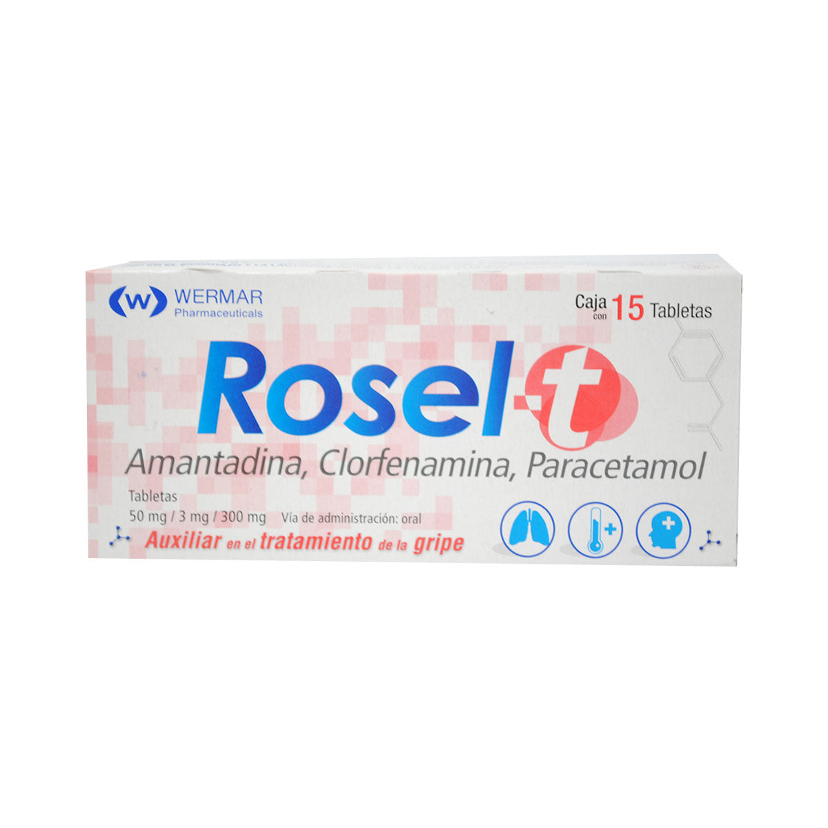 🚚WERMAR Rosel-T 50/3/300 Mg 15 Tabs