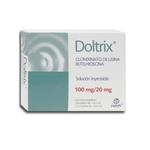 DOLTRIX Sol. Iny. c/6 AMPTAS. (1-2) 100-20 MG/4 ML.