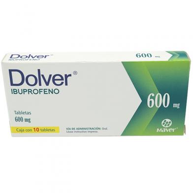 DOLVER c/10 TABS. 600 MG.