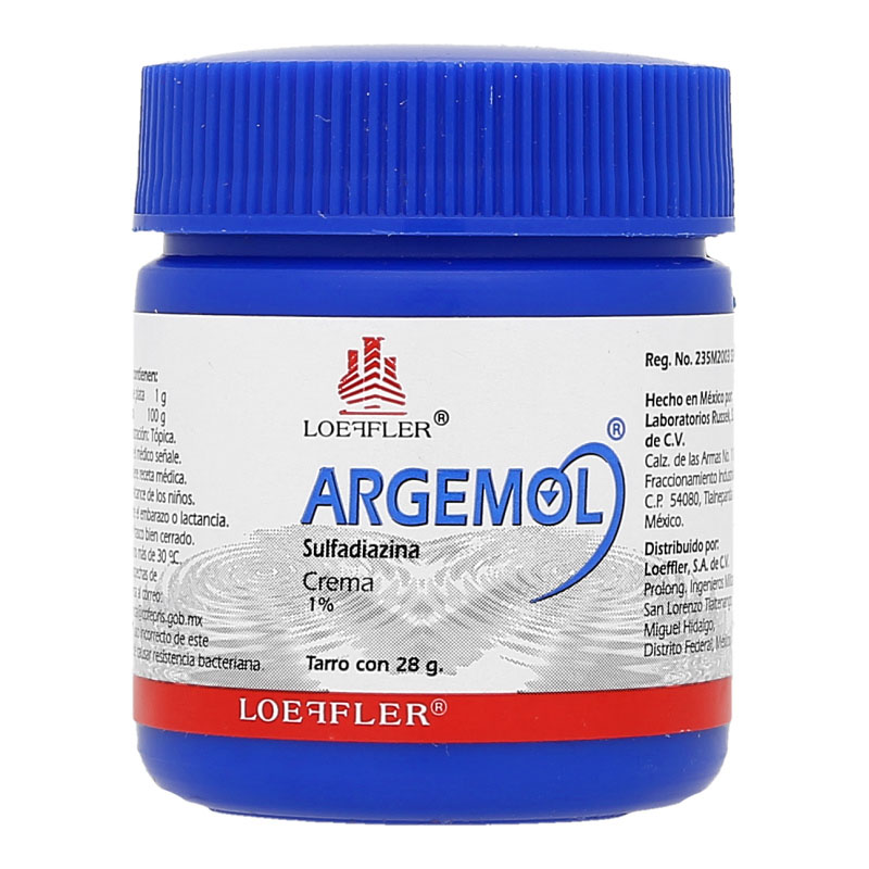 ARGEMOL CREMA 1% Tarro c/28 G.