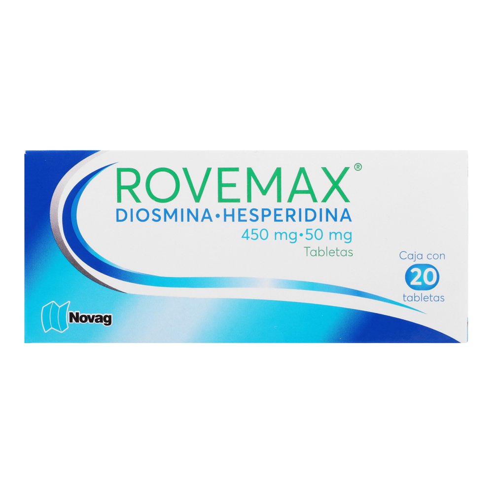 🚚 ROVEMAX Diosmina Hesperidina 450mg / 50mg