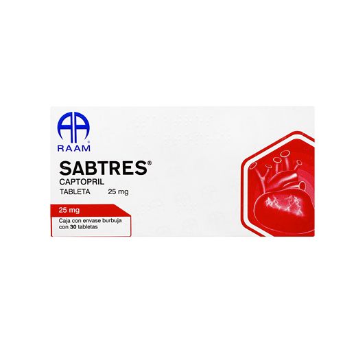 SABTRES c/30 TABS. 25 MG.