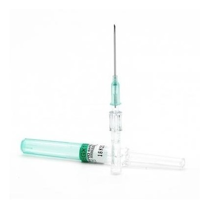 SAFELET CATÉTER IV Radiopaco 18Gx1-1/4" (1.35x32mm) Verde c/1 Pza.