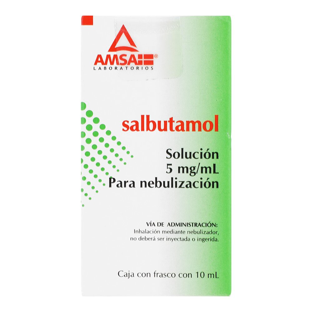 SALBUTAMOL (AMSA) SOL. P/NEBULIZACIÓN FCO. 10 ML.