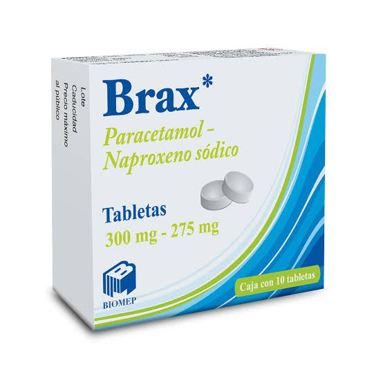 BRAX C/10 TABS. 300/275 MG.