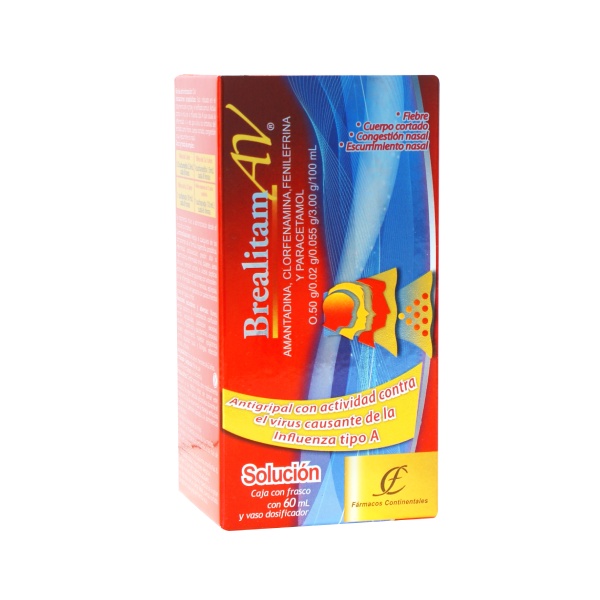 BREALITAM AV SOL. Fco. 60 ML. 0.50-0.02-0.055-3.00 G/100 ML.