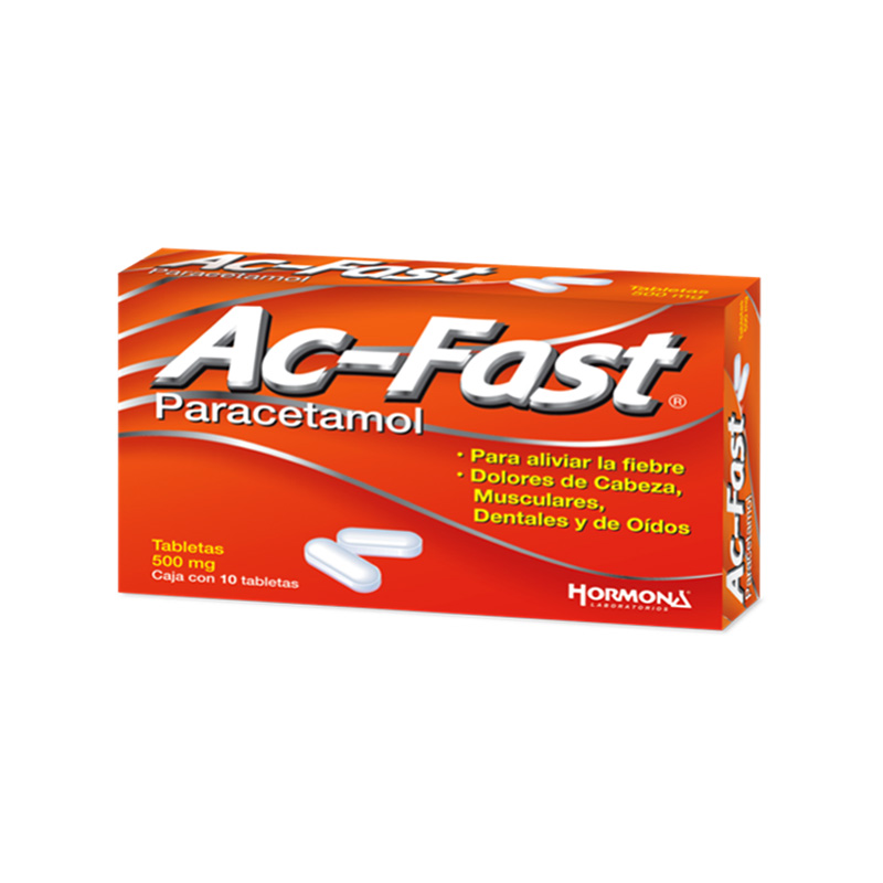 AC-FAST c/10 TABS. 500 MG.