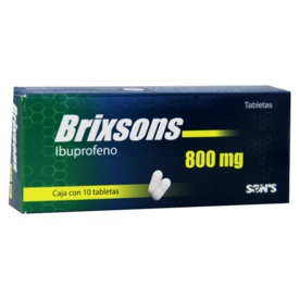 BRIXSONS c/10 TABS. 800 MG.