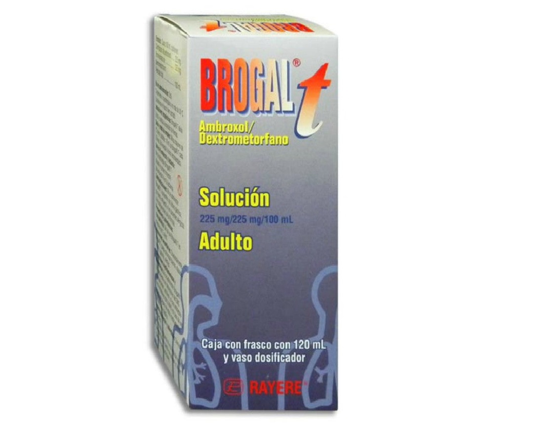 BROGAL-T SOL. Adulto Fco. 120 ML. 225-225 MG/100 ML.