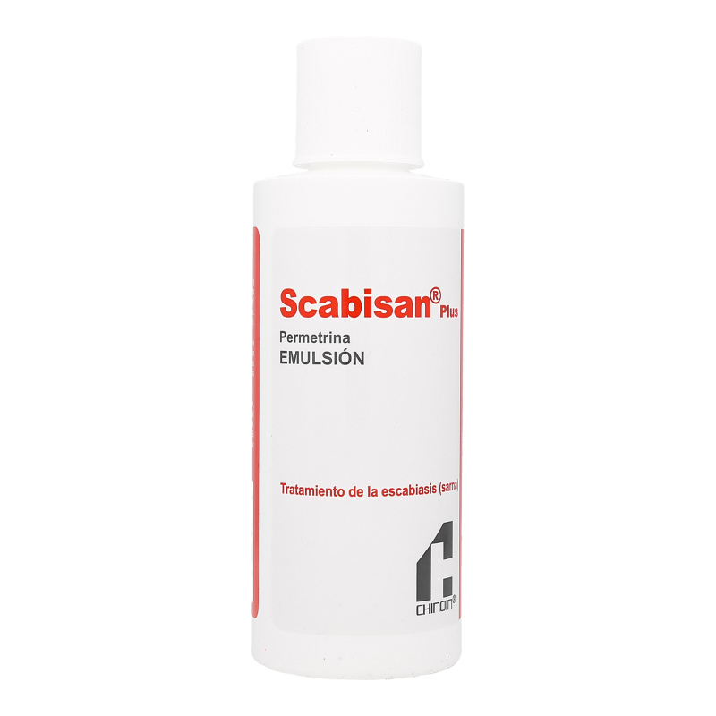 SCABISAN Plus EMULSIÓN Fco. 120 ML. 5 G/100 ML. permetrina