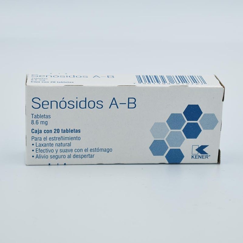 SENÓSIDOS A-B (Kener) c/20 TABS. 8.6 MG.