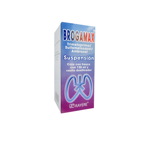 BROGAMAX SUSP. Fco. 120 ML. 7.5-200-40 MG/5 ML.
